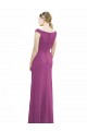 Acheter Baie sauvage Sirène Col Bateau Col Haut Mousseline Longue Robes demoiselle d'honneur