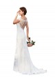 Acheter Blanc Fourreau Bateau Illusion Dentelle Robes de mariée