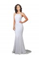 Acheter Blanc Sirène Col Haut Balayage train Dentelle Robes de mariée