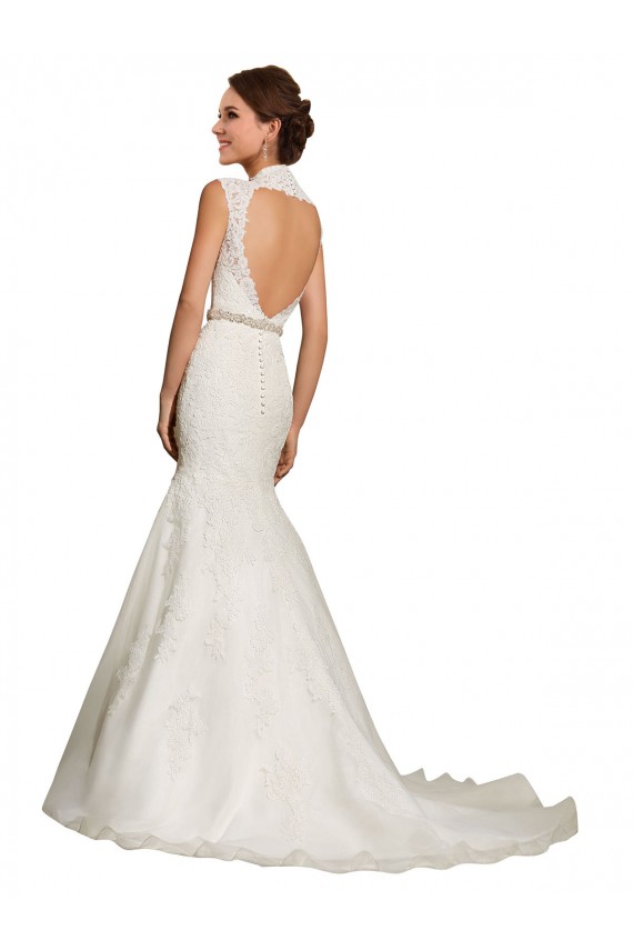 Acheter Blanc Sirène Tulle Dentelle Robes de mariée