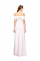 Acheter Blanc Sirène Épaule Dénudée Crêpe Stretch Longue Formelles Robes demoiselle d'honneur / Robes de soirée / Robes de bal