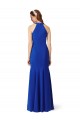 Acheter Bleu roi Sirène Col V Crêpe Stretch Longue Formelles Robes demoiselle d'honneur / Robes de soirée / Robes de bal
