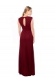Acheter Bordeaux Sirène Col V Mousseline Longue Robes demoiselle d'honneur / Robes de bal