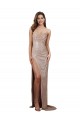 Acheter Champagne Sirène Scoop Paillette Longue Formelles Robes demoiselle d'honneur / Robes de soirée / Robes de bal