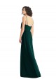 Acheter Evergreen Trapèze Col V Mousseline Longue Robes demoiselle d'honneur