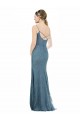 Acheter Fourreau Bretelles spaghetti Col V Dentelle Longue Robes demoiselle d'honneur