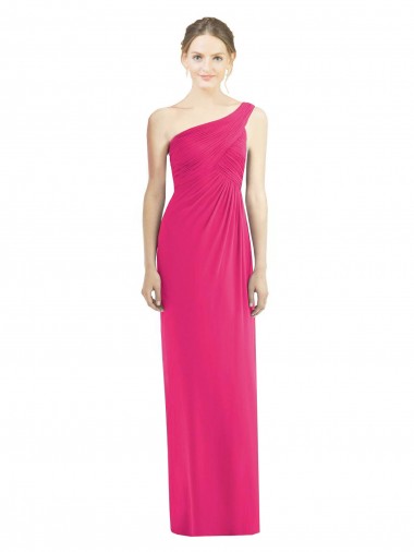 Acheter Fourreau Mousseline Longue Robes demoiselle d'honneur