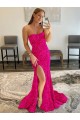 Acheter Fourreau Sans bretelle Balayage train Paillettes Velours Longue Robes de bal