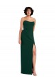 Acheter Fourreau Scoop Sans bretelle Crêpe Stretch Longue Formelles Robes demoiselle d'honneur / Robes de soirée / Robes de bal