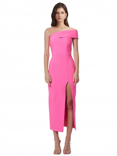 Acheter Fourreau midi Crêpe Stretch Longue Formelles Robes demoiselle d'honneur / Robes de soirée / Robes de cocktail