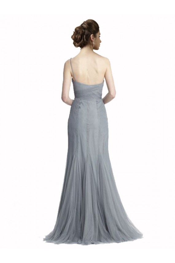Acheter Gris ardoise Sirène Tulle Longue Robes demoiselle d'honneur