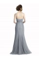 Acheter Gris ardoise Sirène Tulle Longue Robes demoiselle d'honneur