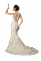 Acheter Ivoire & Champagne Sirène Illusion Tulle Dentelle Classique Robes de mariée