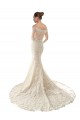 Acheter Ivoire & Champagne Sirène Épaule Dénudée Tulle Dentelle Robes de mariée