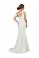 Acheter Ivoire Fourreau Balayage train Crêpe Stretch Longue Formelles Robes demoiselle d'honneur / Robes de soirée / Robes de bal