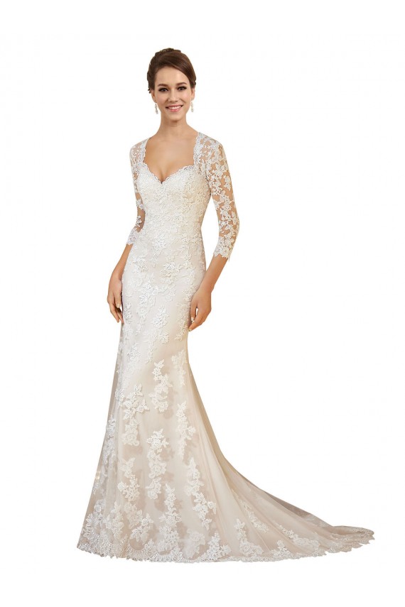 Acheter Ivoire Fourreau Dentelle Robes de mariée