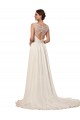 Acheter Ivoire Fourreau Mousseline Robes de mariée