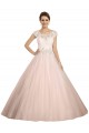 Acheter Ivoire Princesse Bateau Illusion Dentelle Robes de mariée