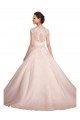 Acheter Ivoire Princesse Bateau Illusion Dentelle Robes de mariée