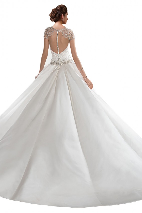 Acheter Ivoire Trapèze Satiné Robes de mariée