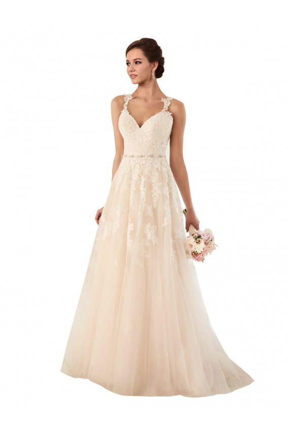Acheter Ivoire Trapèze Tulle Dentelle Robes de mariée