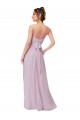 Acheter Lueur rose Trapèze Mousseline Longue Robes demoiselle d'honneur