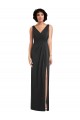 Acheter Noir Fourreau Col V Spandex Longue Formelles Robes demoiselle d'honneur / Robes de soirée / Robes de bal