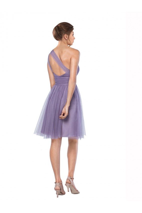 Acheter Pastèque Trapèze Tulle Longue Robes demoiselle d'honneur