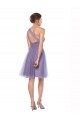 Acheter Pastèque Trapèze Tulle Longue Robes demoiselle d'honneur