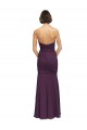 Acheter Pourpre Sirène Mousseline Longue Robes demoiselle d'honneur