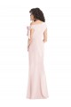 Acheter Rose Trompette Épaule Dénudée Crêpe Stretch Longue Formelles Robes demoiselle d'honneur / Robes de soirée / Robes de bal