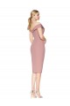 Acheter Rose poussiéreux Sirène Épaule Dénudée Crêpe Stretch Courte Robes demoiselle d'honneur / Robes de soirée / Robes de cocktail