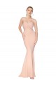Acheter Sirène Col Haut Crêpe Stretch Longue Formelles Robes demoiselle d'honneur / Robes de soirée / Robes de bal