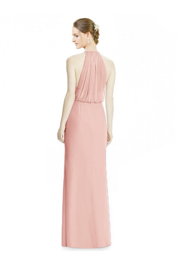 Acheter Sirène Licou Mousseline Longue Robes demoiselle d'honneur