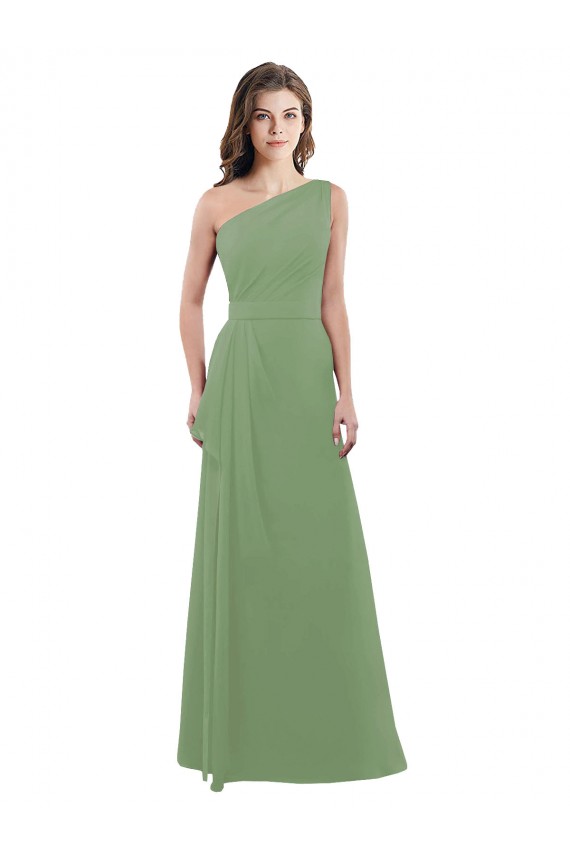Acheter Trapèze Mousseline Longue Robes demoiselle d'honneur