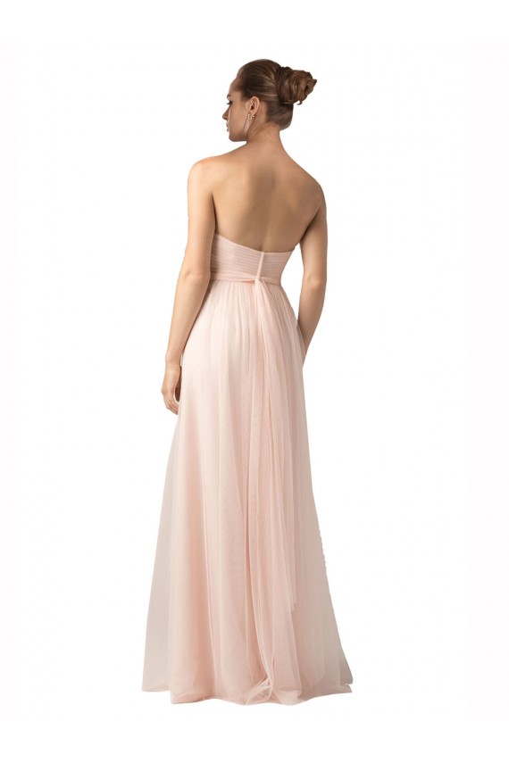 Acheter Trapèze Tulle Longue Robes demoiselle d'honneur