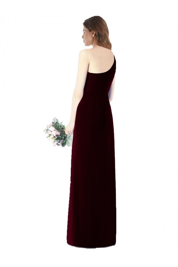 Acheter Vert foncé Trompette Mousseline Longue Robes demoiselle d'honneur