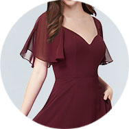 Acheter Manches flottantes Robes demoiselle d'honneur